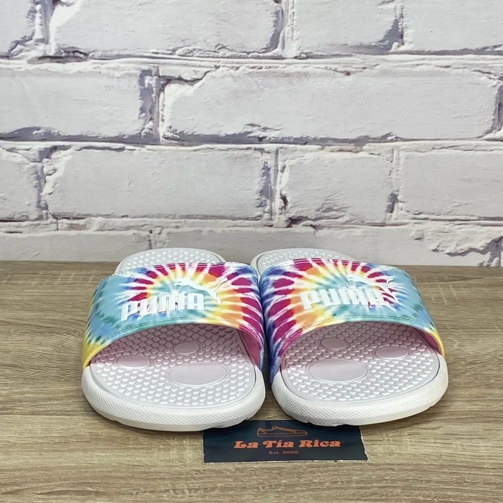 Puma Tie Dye Slide Sandals - Picture 2 of 8